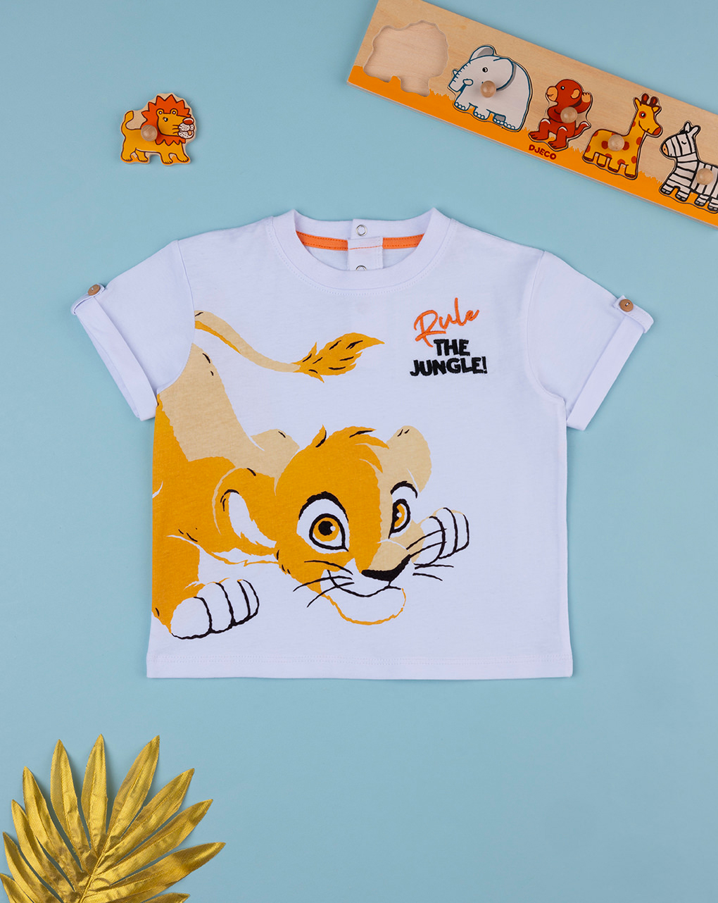 T-shirt bebé rei leão branca - Prénatal