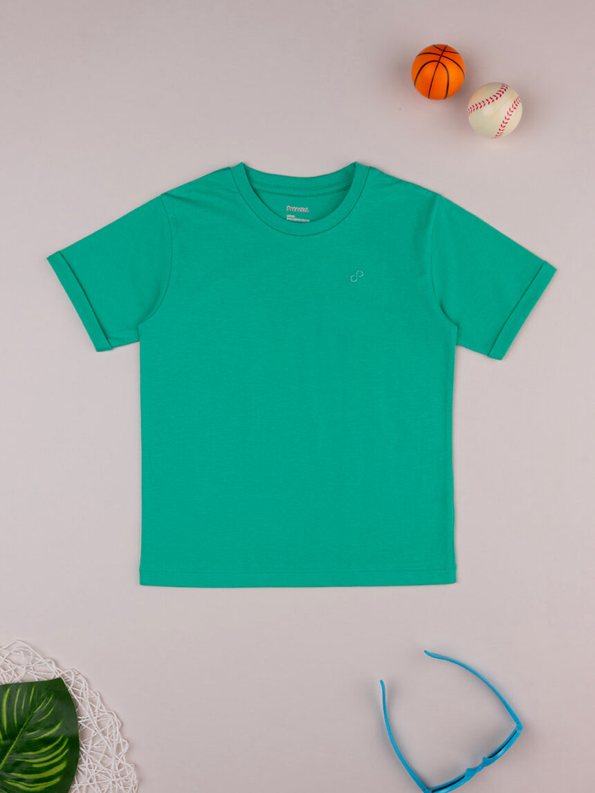 T-shirt verde maniche corte bambino - Prénatal