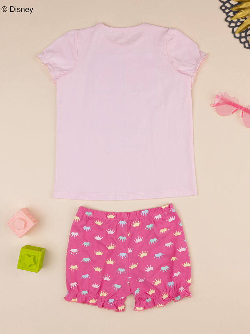 Pijama de princesas cor-de-rosa para bebé - Prénatal