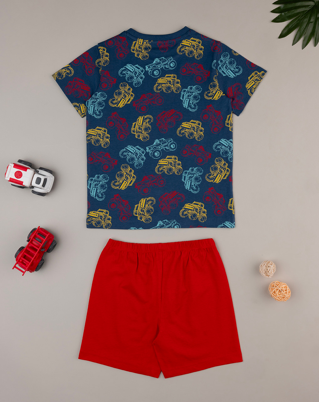 Pijama azul/vermelho bebé - Prénatal
