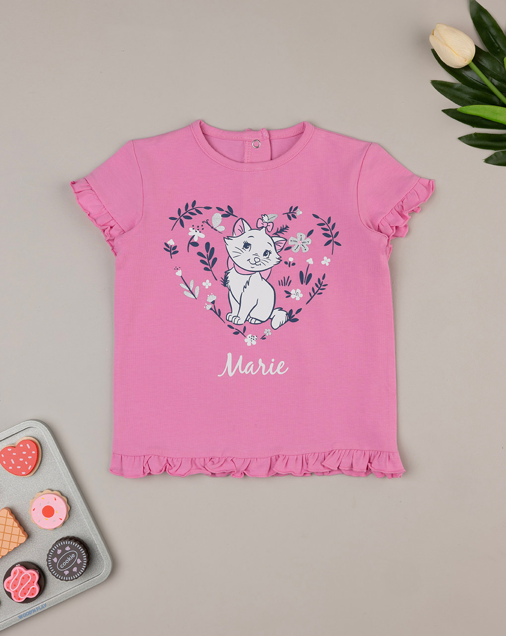 T-shirt bimba rosa marie - Prénatal