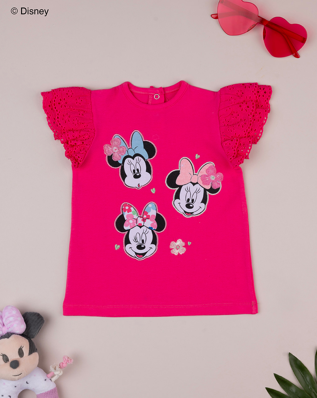 T-shirt bimba minnie rosa - Prénatal