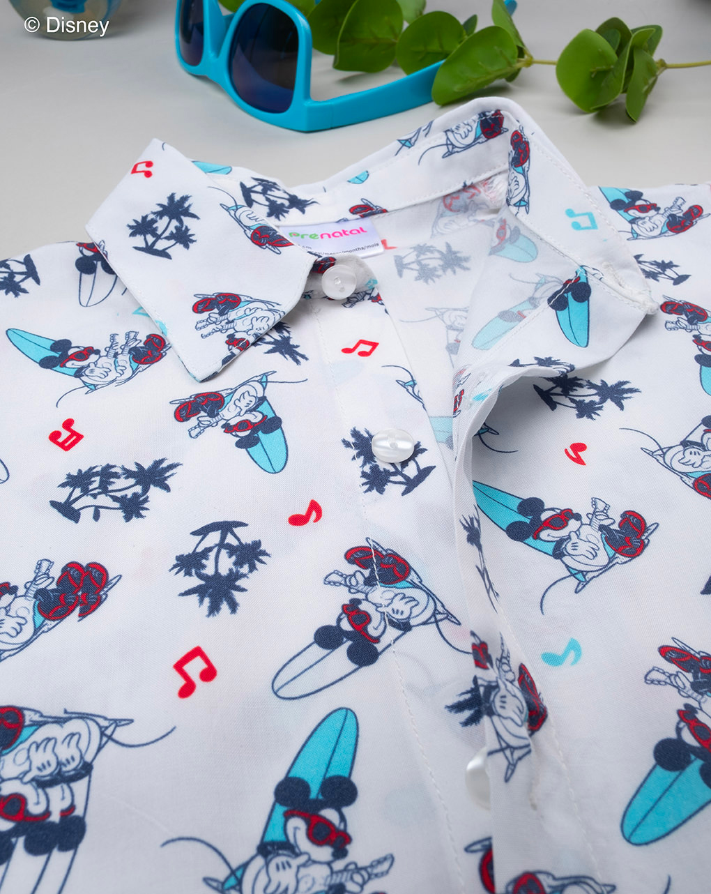 Camisa de fantasia para rapaz em algodão orgânico - Prénatal
