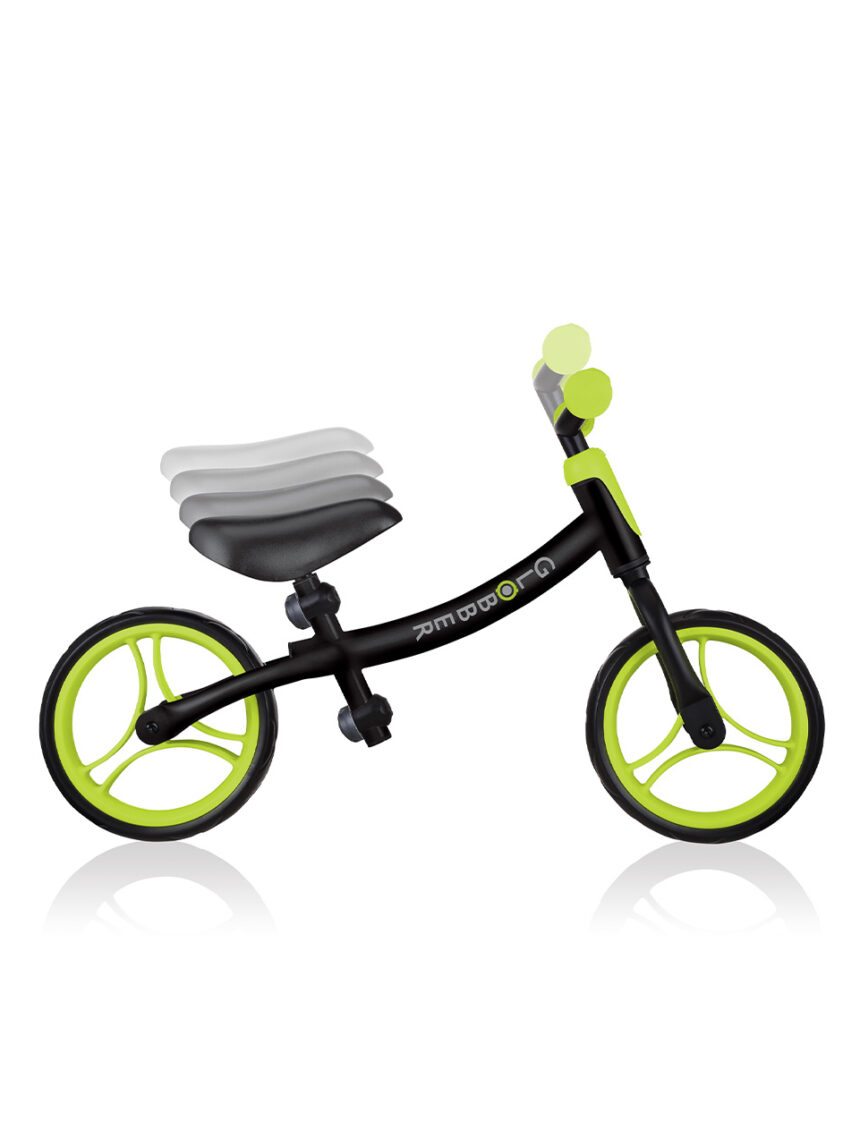 Go bike - preto e verde lima - globber - Globber