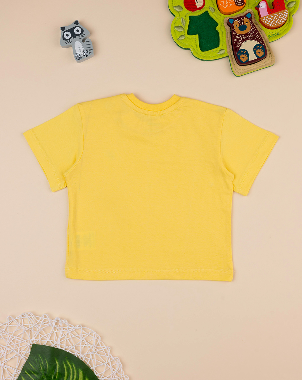 T-shirt de manga curta amarela para bebé - Prénatal