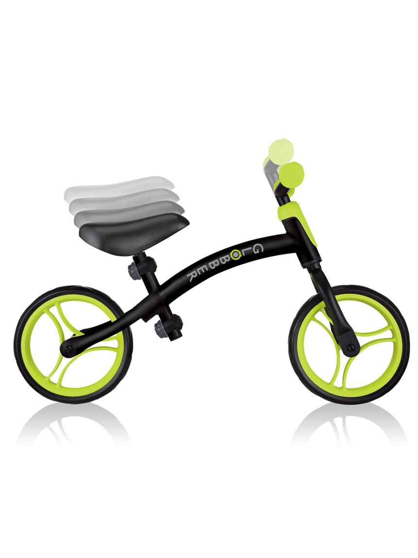 Go bike - preto e verde lima - globber - Globber