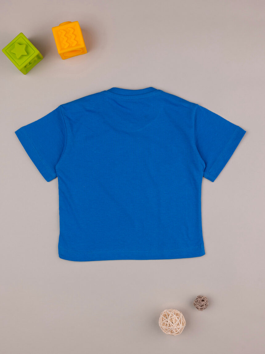 T-shirt de manga curta azul bebé - Prénatal