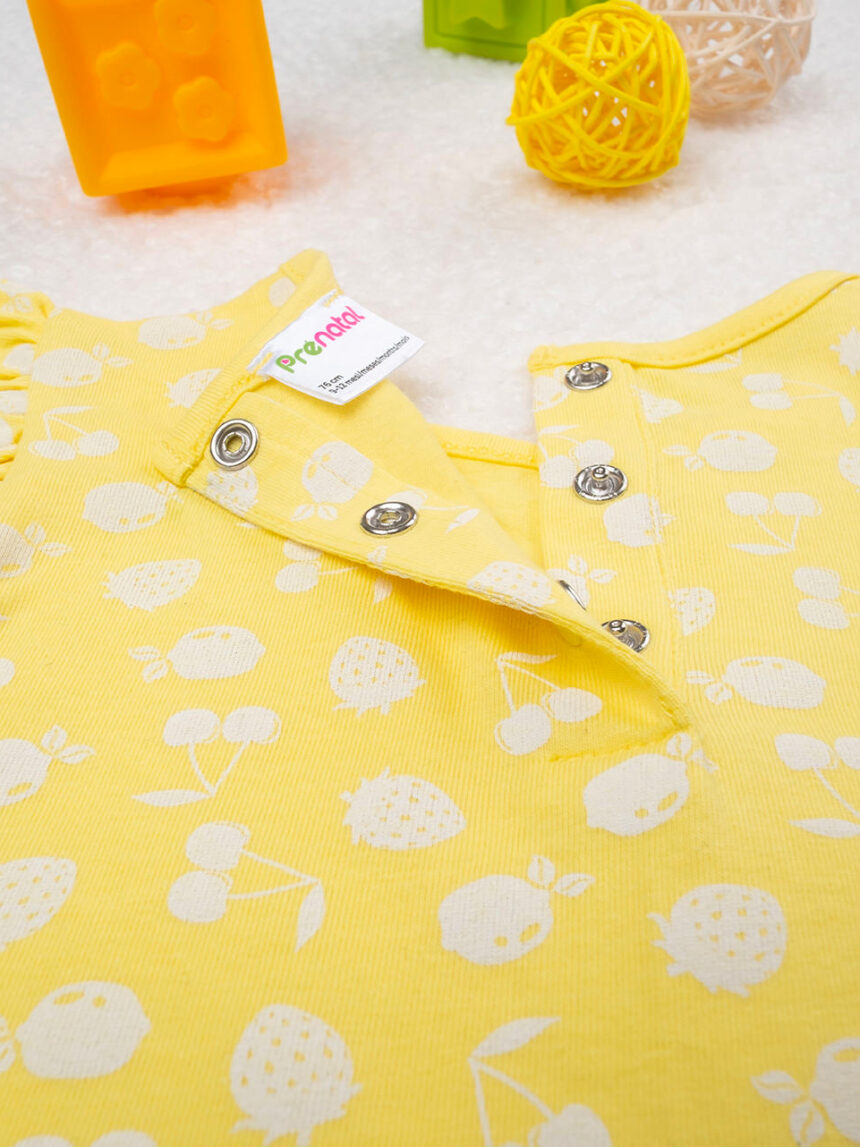 Vestido amarelo para bebé - Prénatal