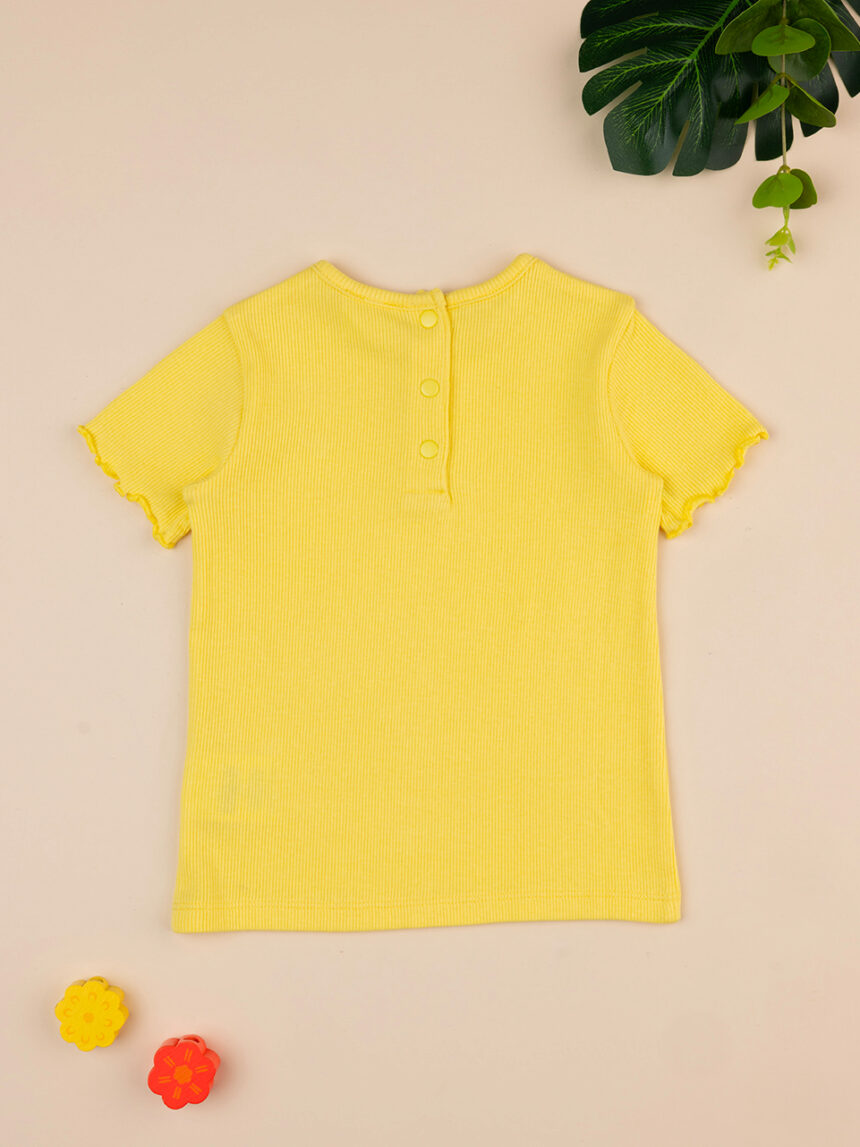 T-shirt amarela para bebé - Prénatal