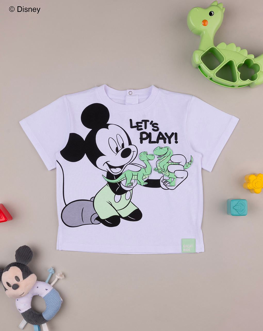 T-shirt de manga curta para criança "mickey mouse - Prénatal