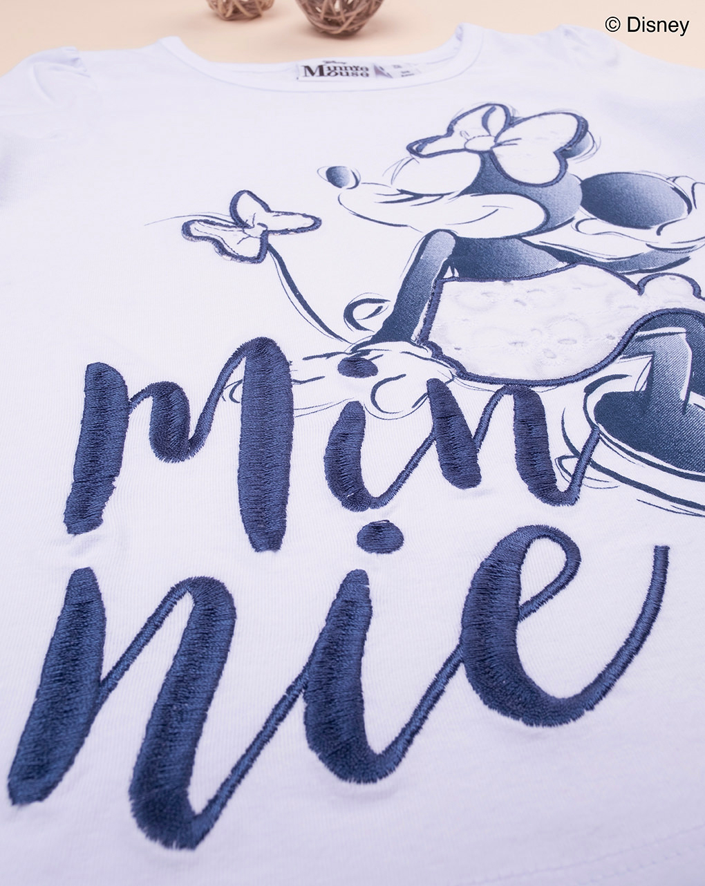 T-shirt bimba minnie bianco/blu - Prénatal