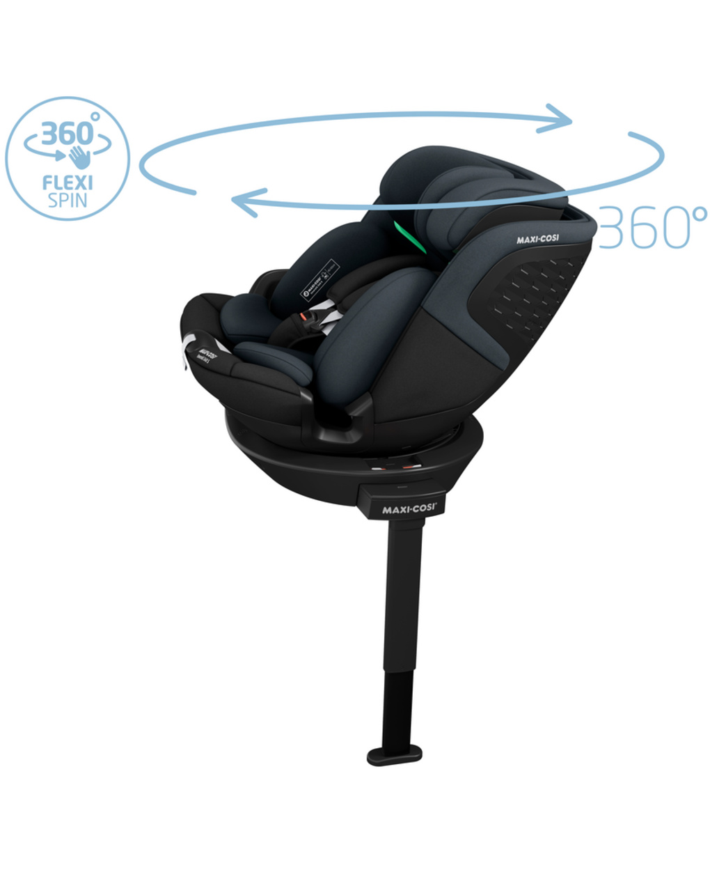 Cadeira auto emerald 360 s i-size (40-150 cm) tonal black - maxi cosi - Maxi-Cosi