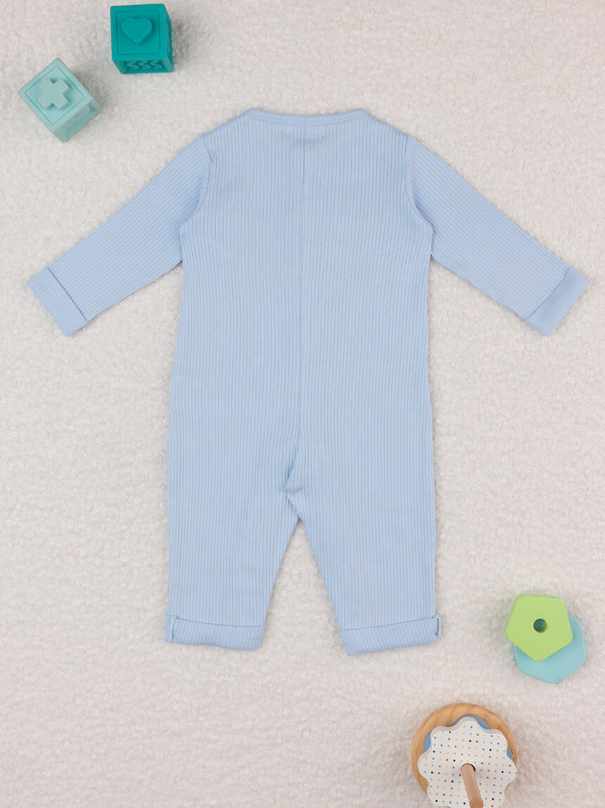 Fato de dormir teddy azul bebé - Prénatal