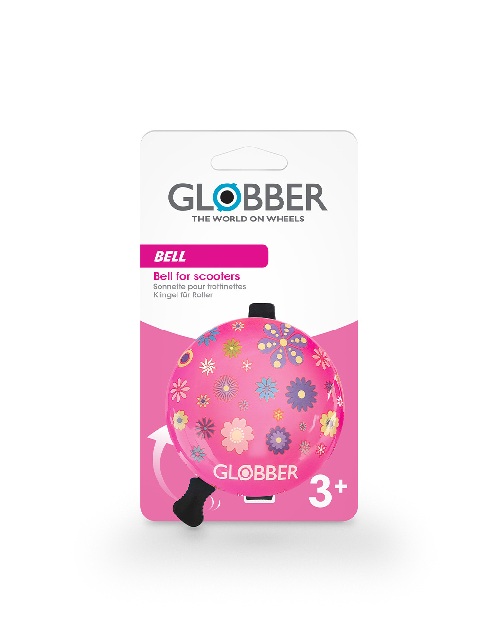 Campainha para scooter - rosa néon - globber - Globber