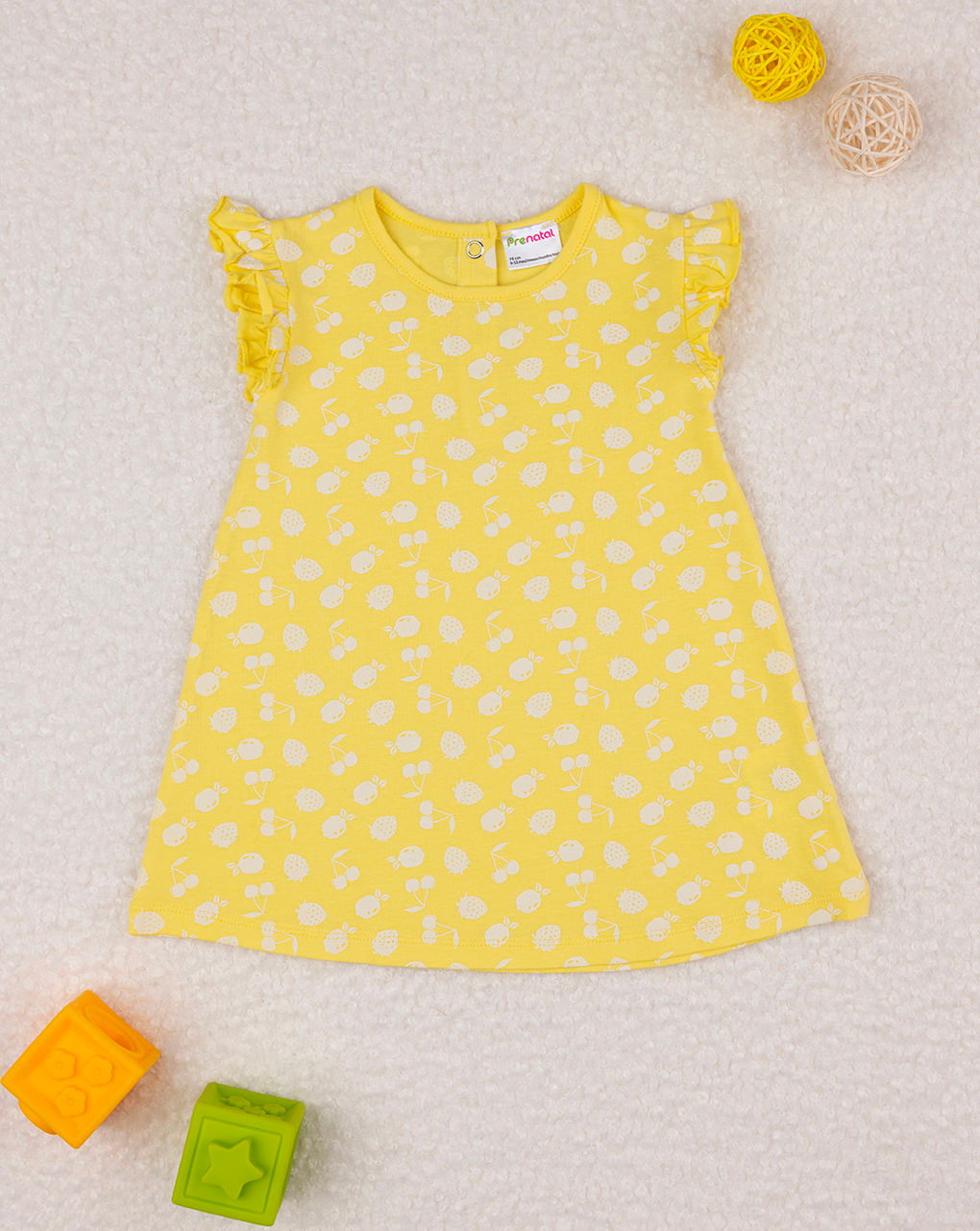 Vestido amarelo para bebé - Prénatal