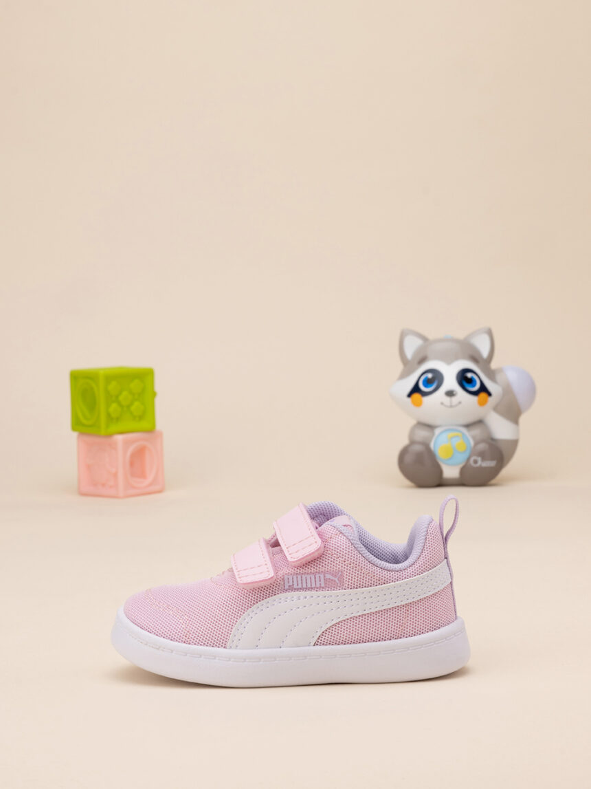 Sapatos de bebé puma cor-de-rosa - Puma