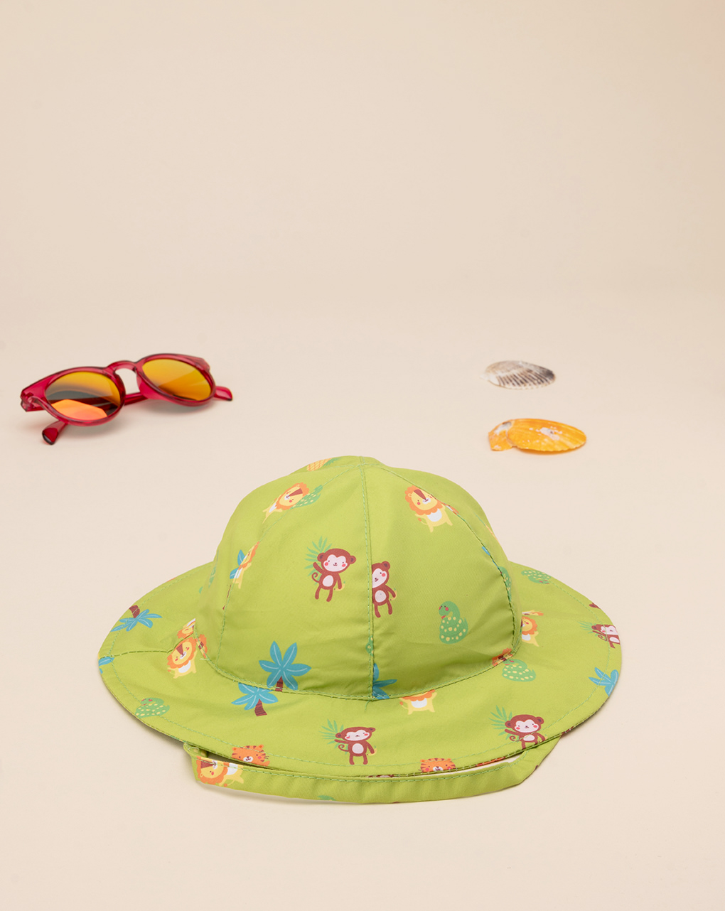 Chapéu de praia verde para bebé - Prénatal