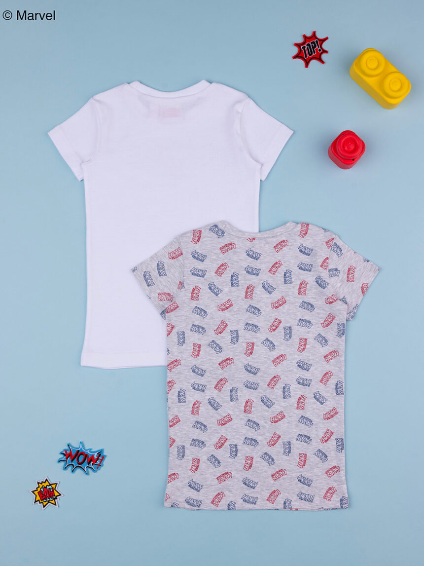 Pack 2 t-shirt bimbo spiderman algodão - Prénatal