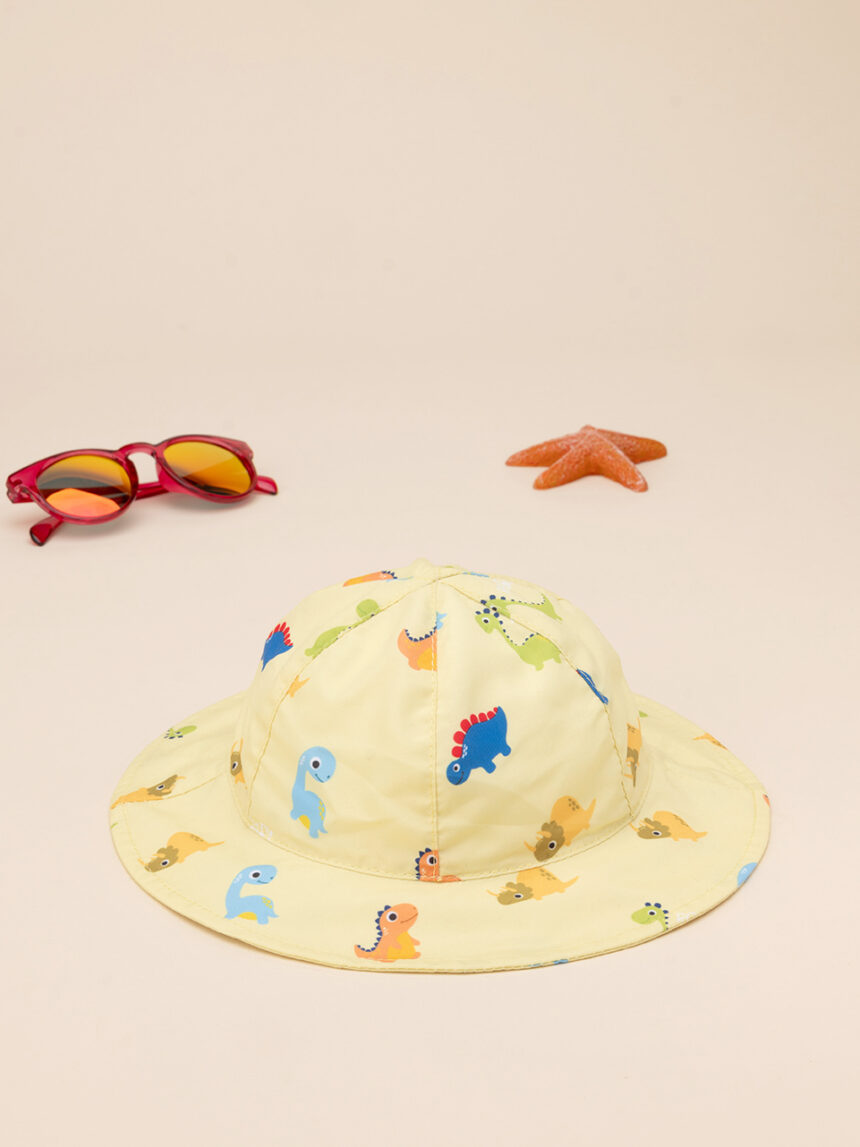 Chapéu de praia amarelo para bebé - Prénatal