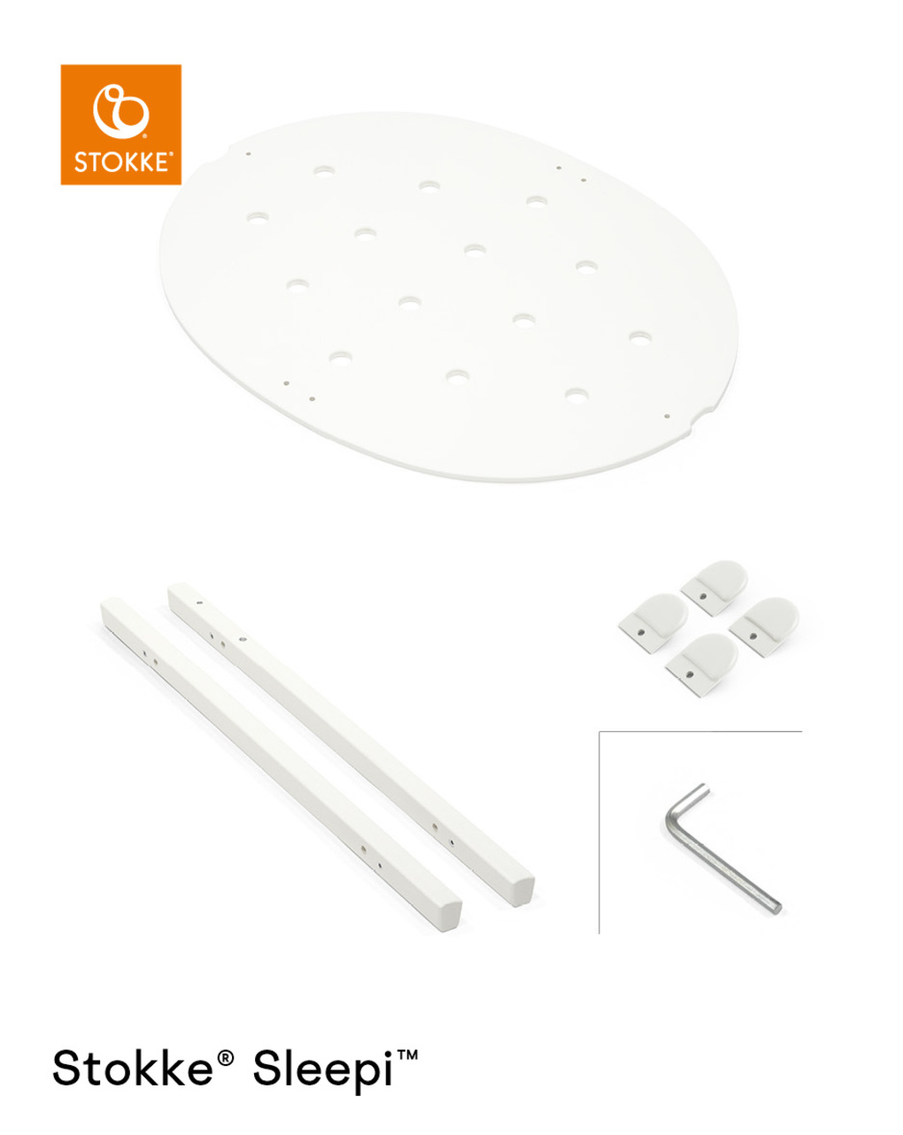 Kit de redimensionamento para stokke® sleepi™ v3 branco - stokke - Stokke