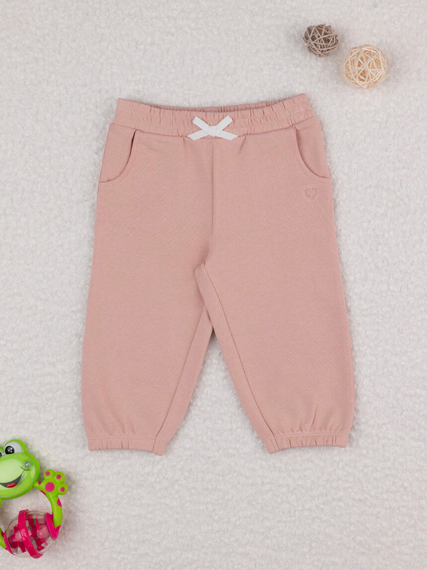 Pantalona de felpo francês bimba rosa - Prénatal