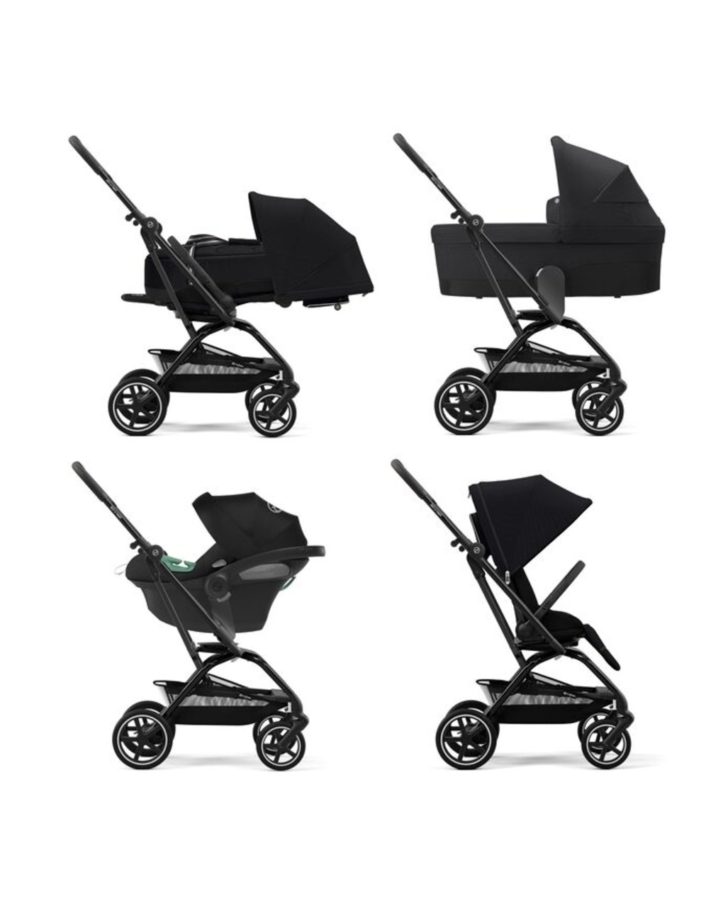 Carrinho de bebé eezy s twist+ 2 blk magic black - cybex - Cybex