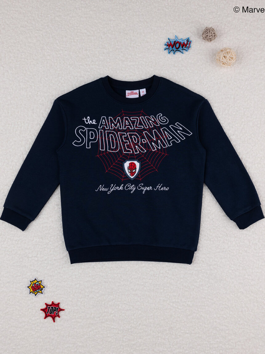 Camisola azul bebé do homem-aranha - Prénatal