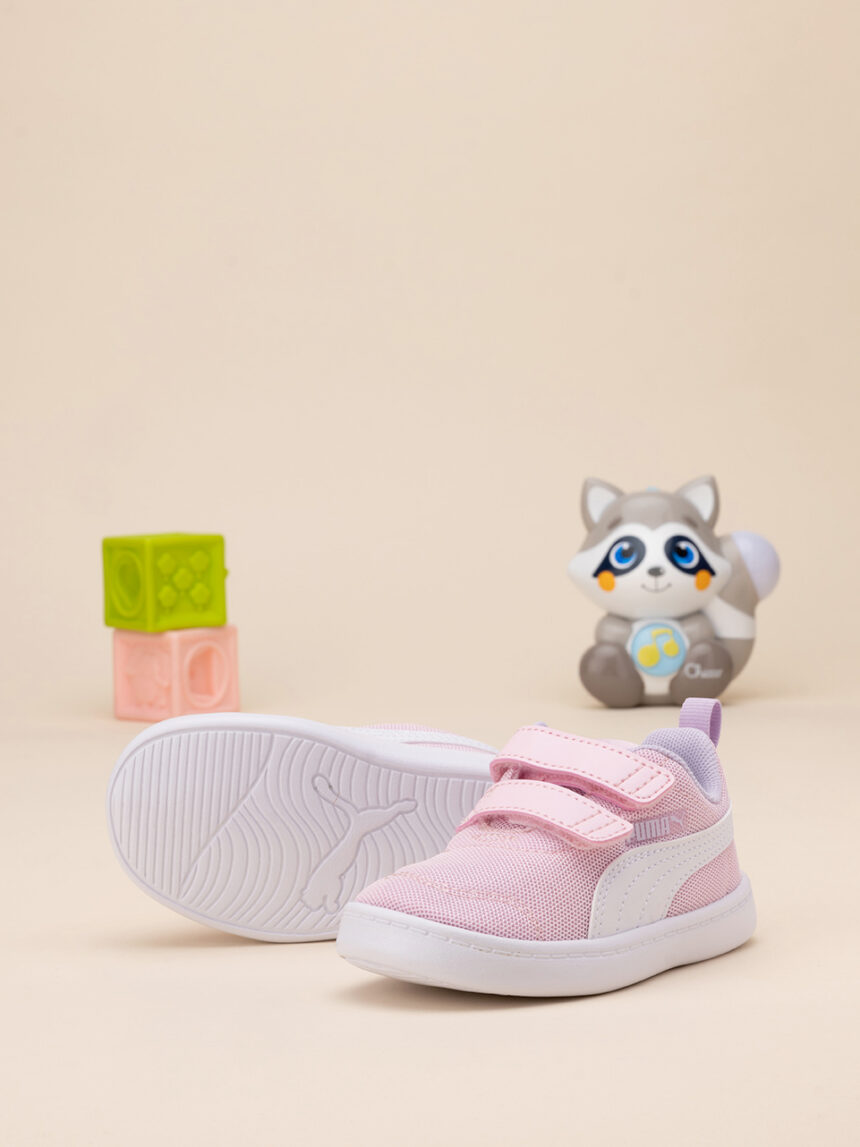 Sapatos de bebé puma cor-de-rosa - Puma