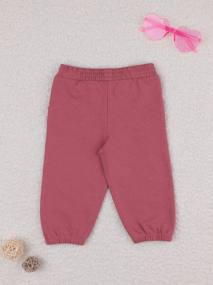 Pantalona de felpo francês bimba rosa - Prénatal