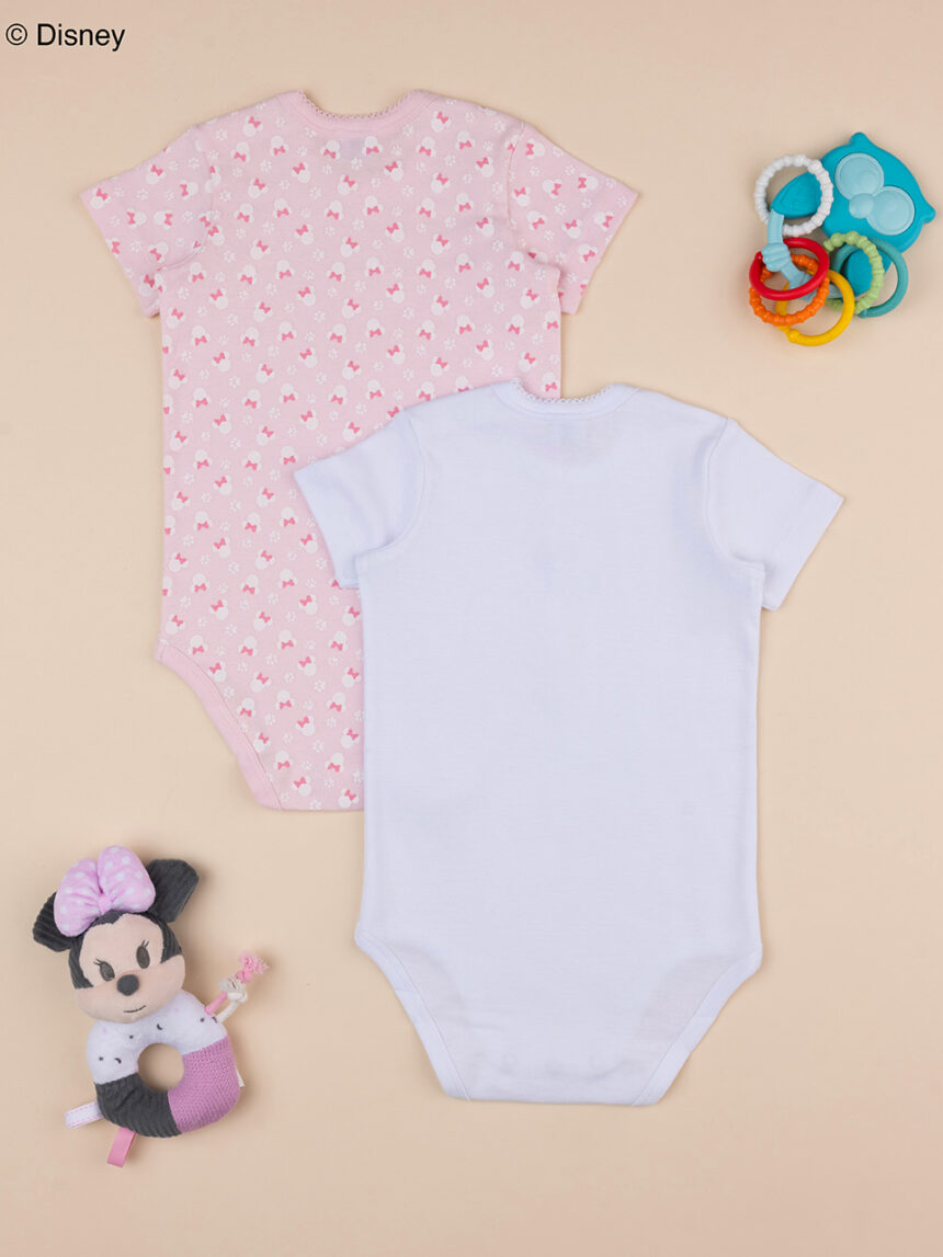 Pack 2 body bimba minnie algodão - Prénatal