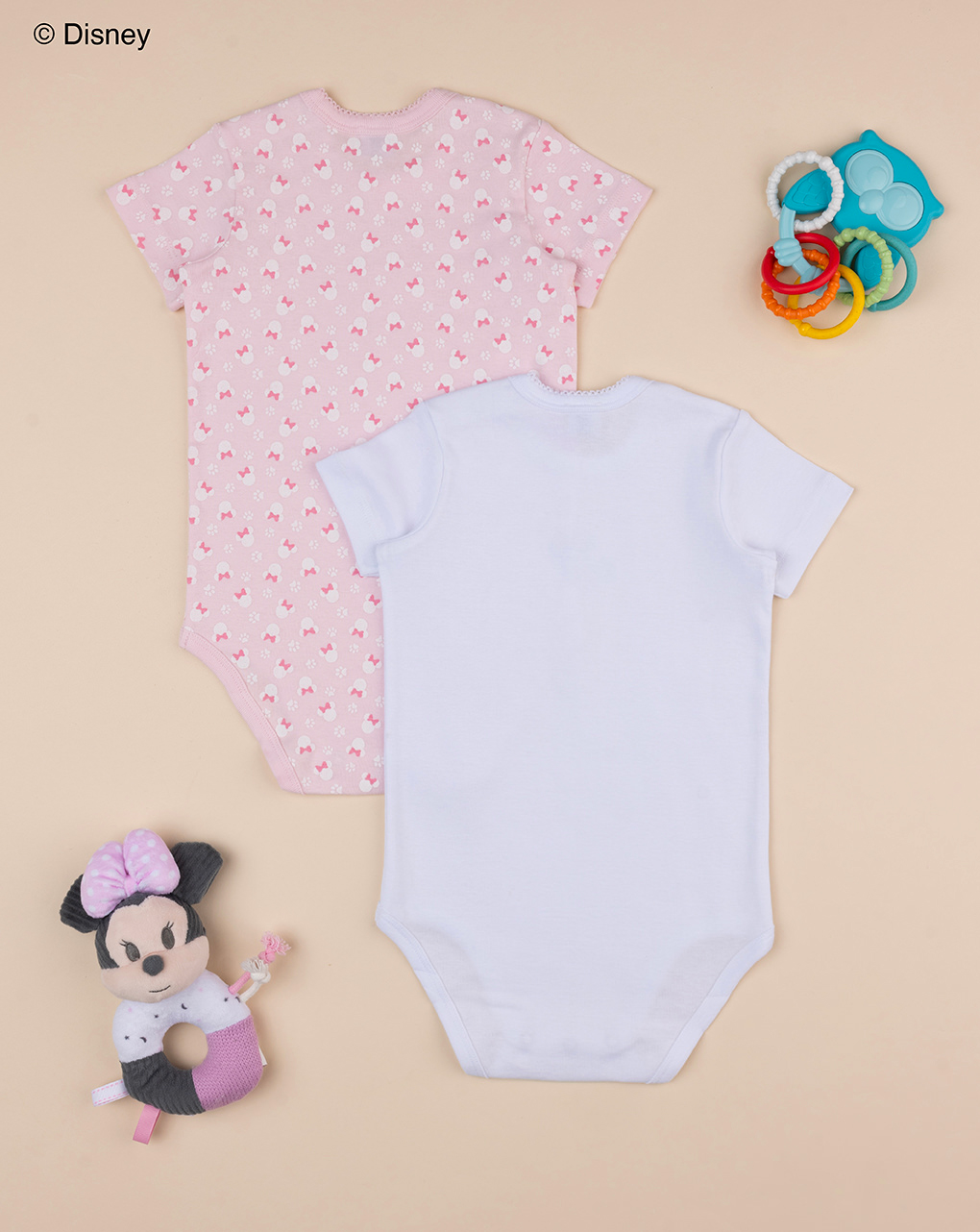 Pack 2 body bimba minnie algodão - Prénatal