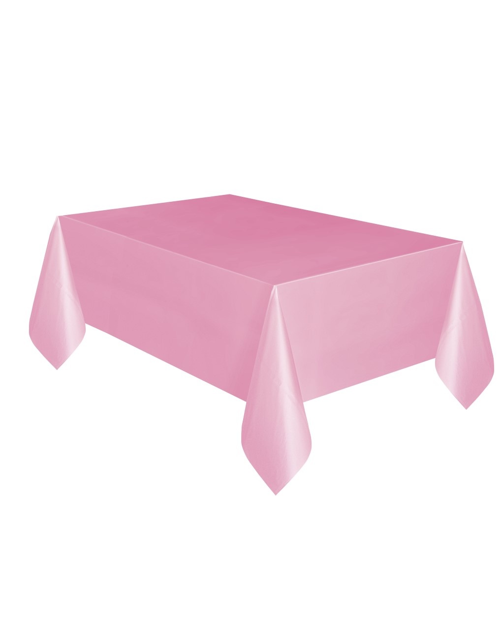 Toalha de mesa de plástico 137 x 274 cm - rosa pastel - Bigiemme