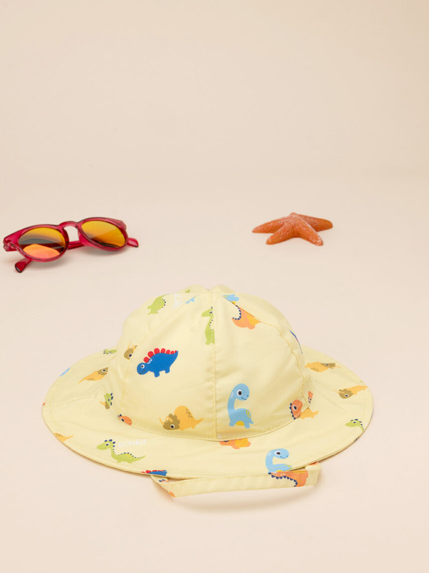 Chapéu de praia amarelo para bebé - Prénatal
