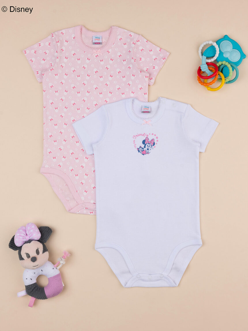 Pack 2 body bimba minnie algodão - Prénatal