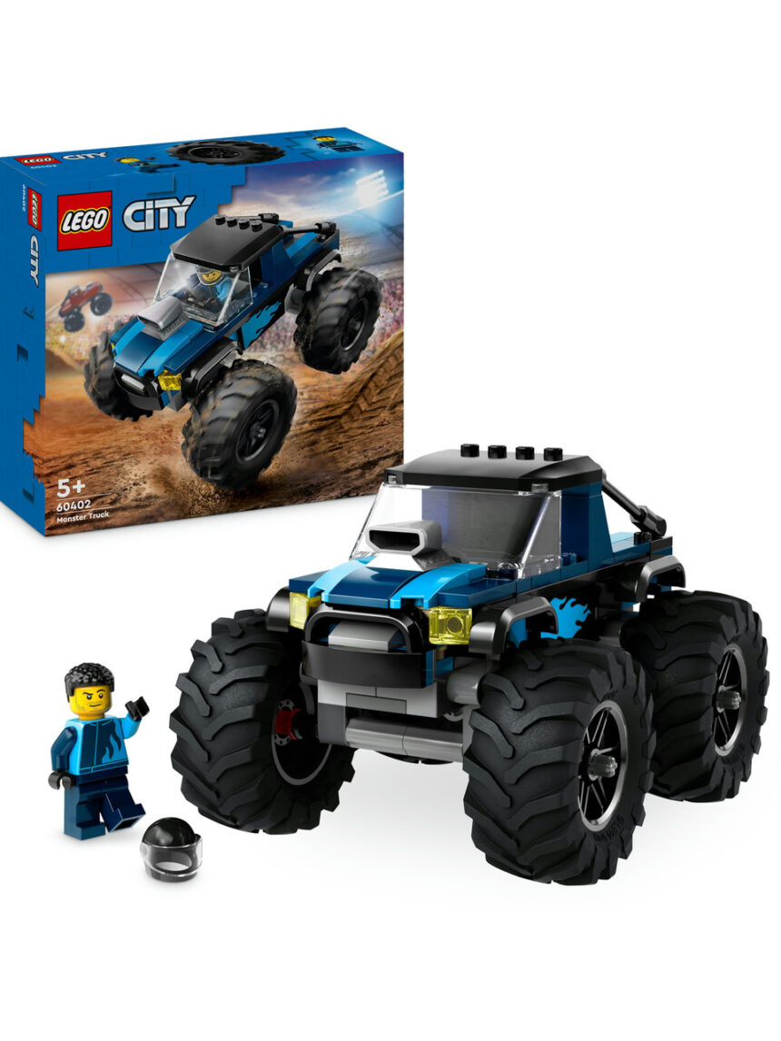 Monster truck blu - 60402 - lego city - LEGO