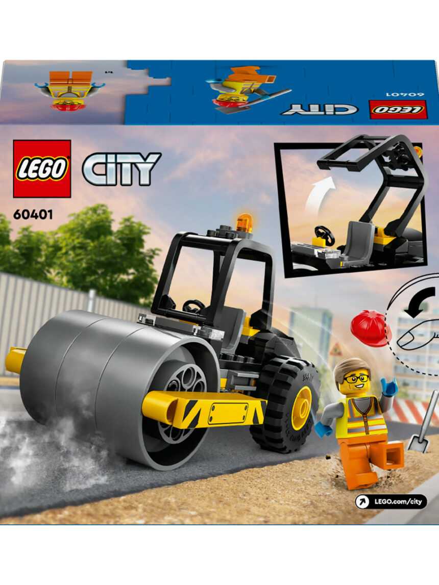 Rolo compactador - 60401 - lego city - LEGO