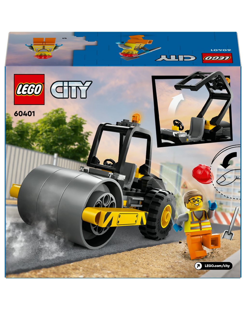 Rolo compactador - 60401 - lego city - LEGO