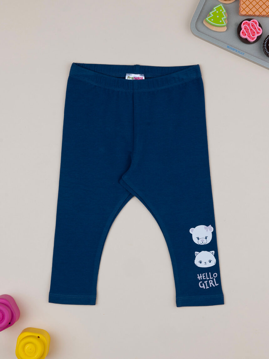 Leggings bimba blu - Prénatal