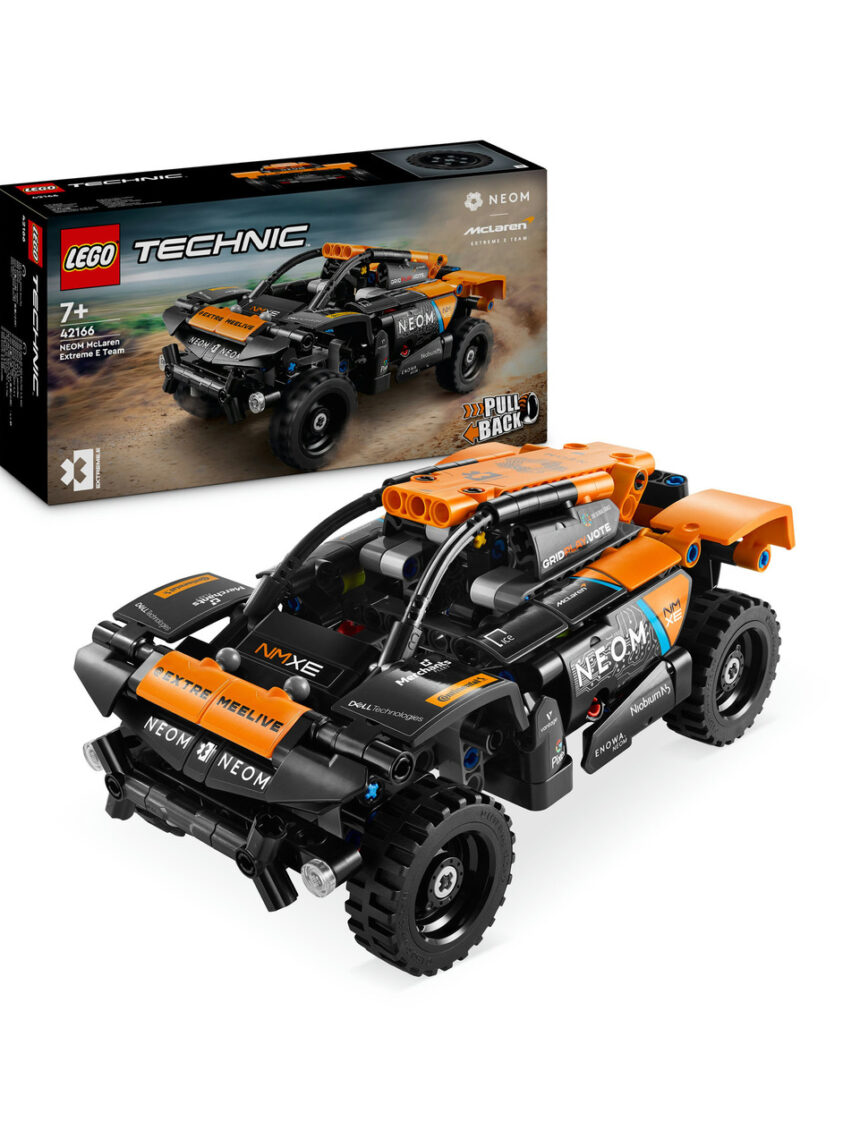 Carro de corrida neom mclaren extreme e - 42166 - lego technic - LEGO