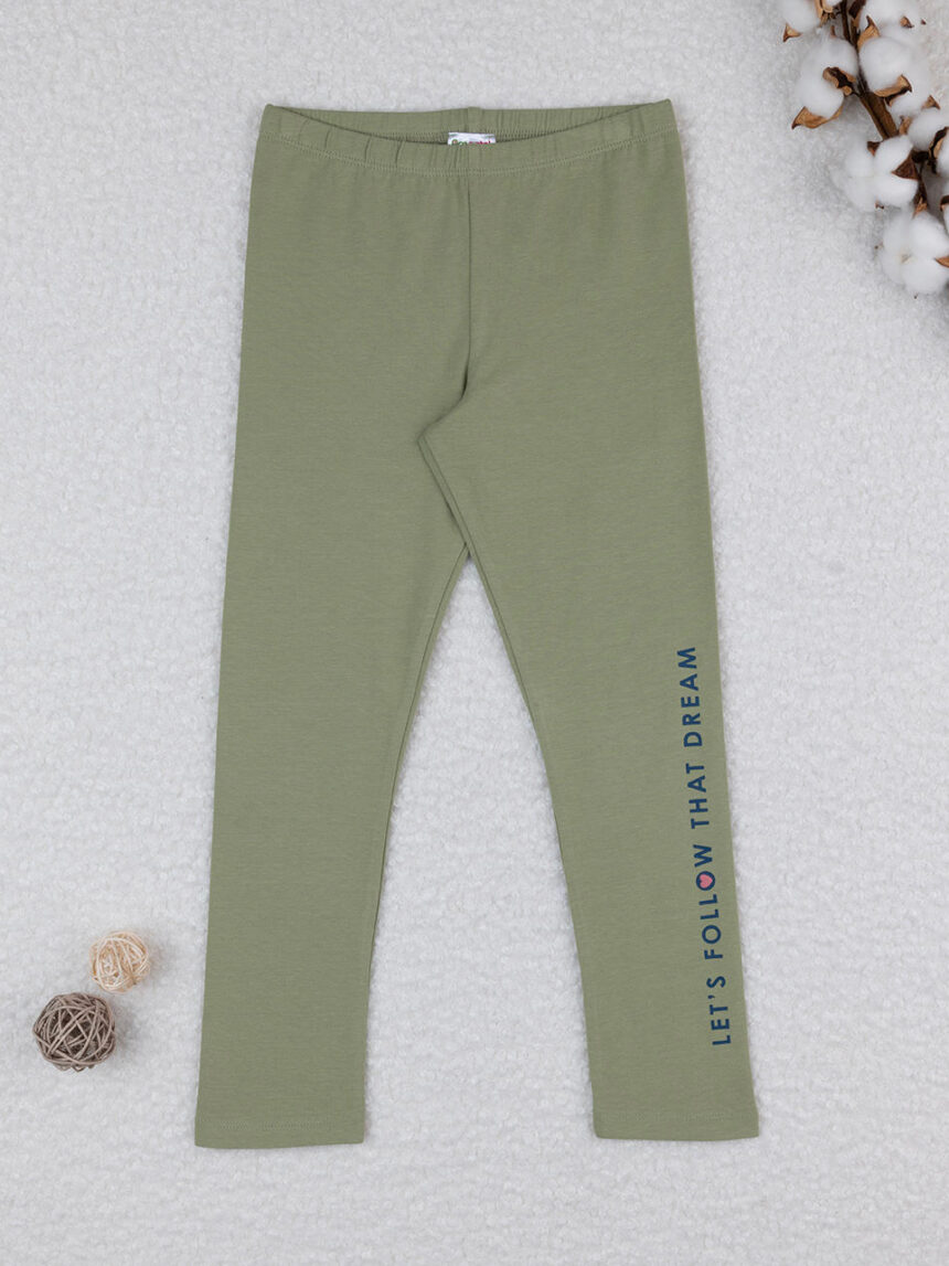 Legging bimba verde - Prénatal