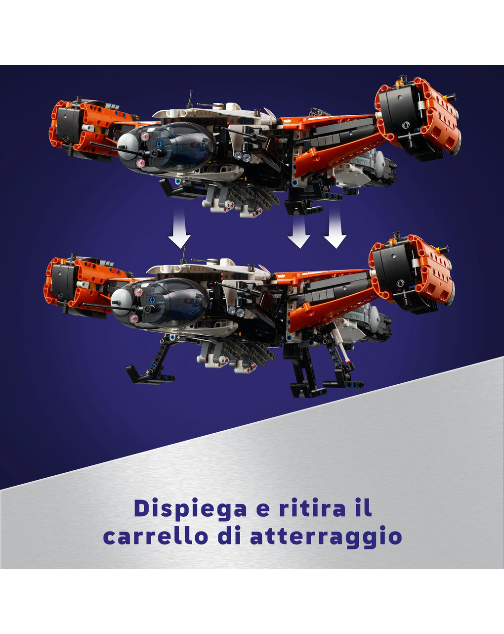 Astronave carga pesada vtol lt81 - 32181 - lego technic - LEGO