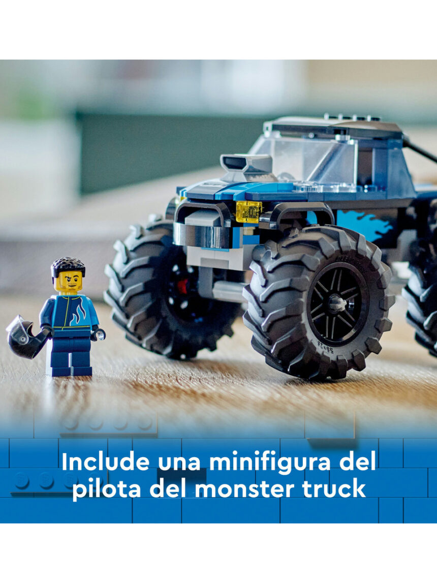 Monster truck blu - 60402 - lego city - LEGO