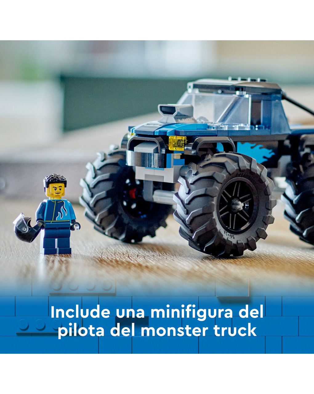 Monster truck blu - 60402 - lego city - LEGO