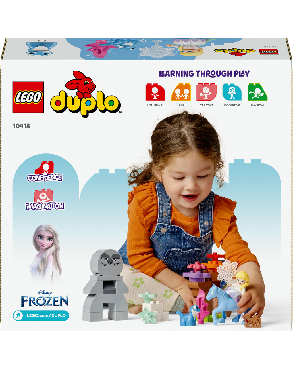 Elsa e bruni na floresta encantada da disney - 10418 - lego duplo - Duplo