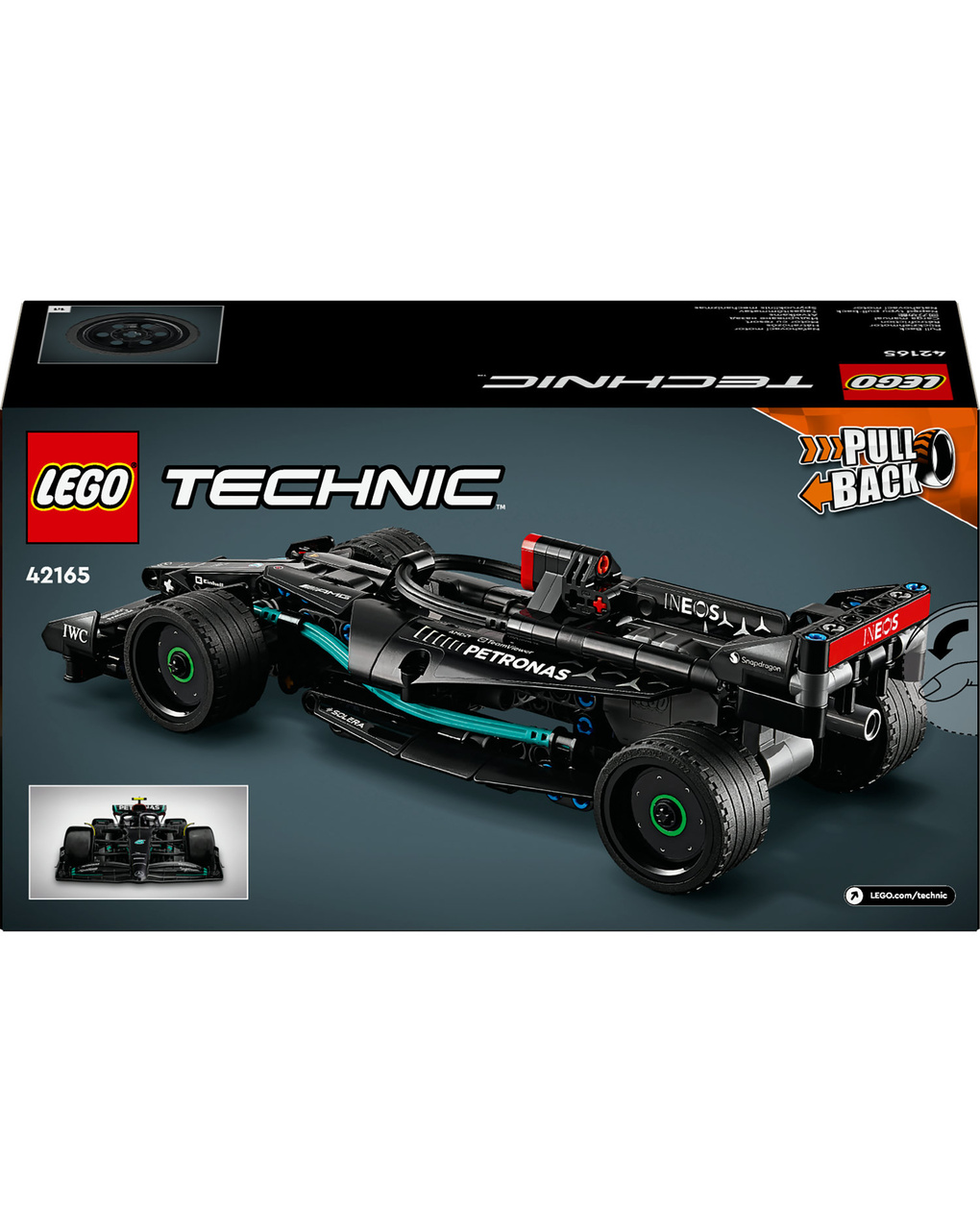 Mercedes-amg f1 w14 e performance pull-back - 12165 - lego technic - LEGO