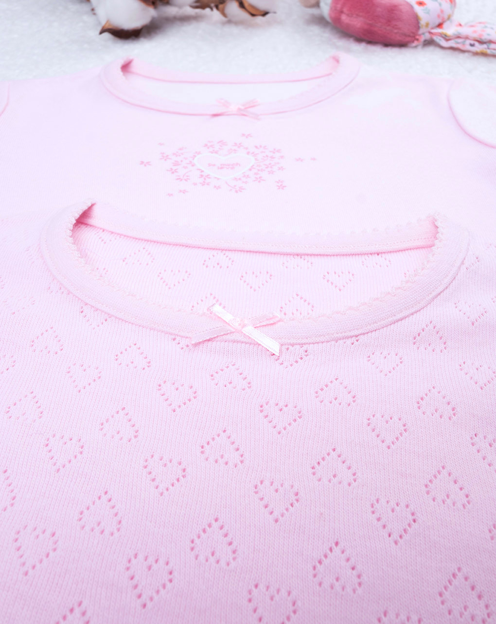 Pack 2 t-shirt rosa bimba - Prénatal