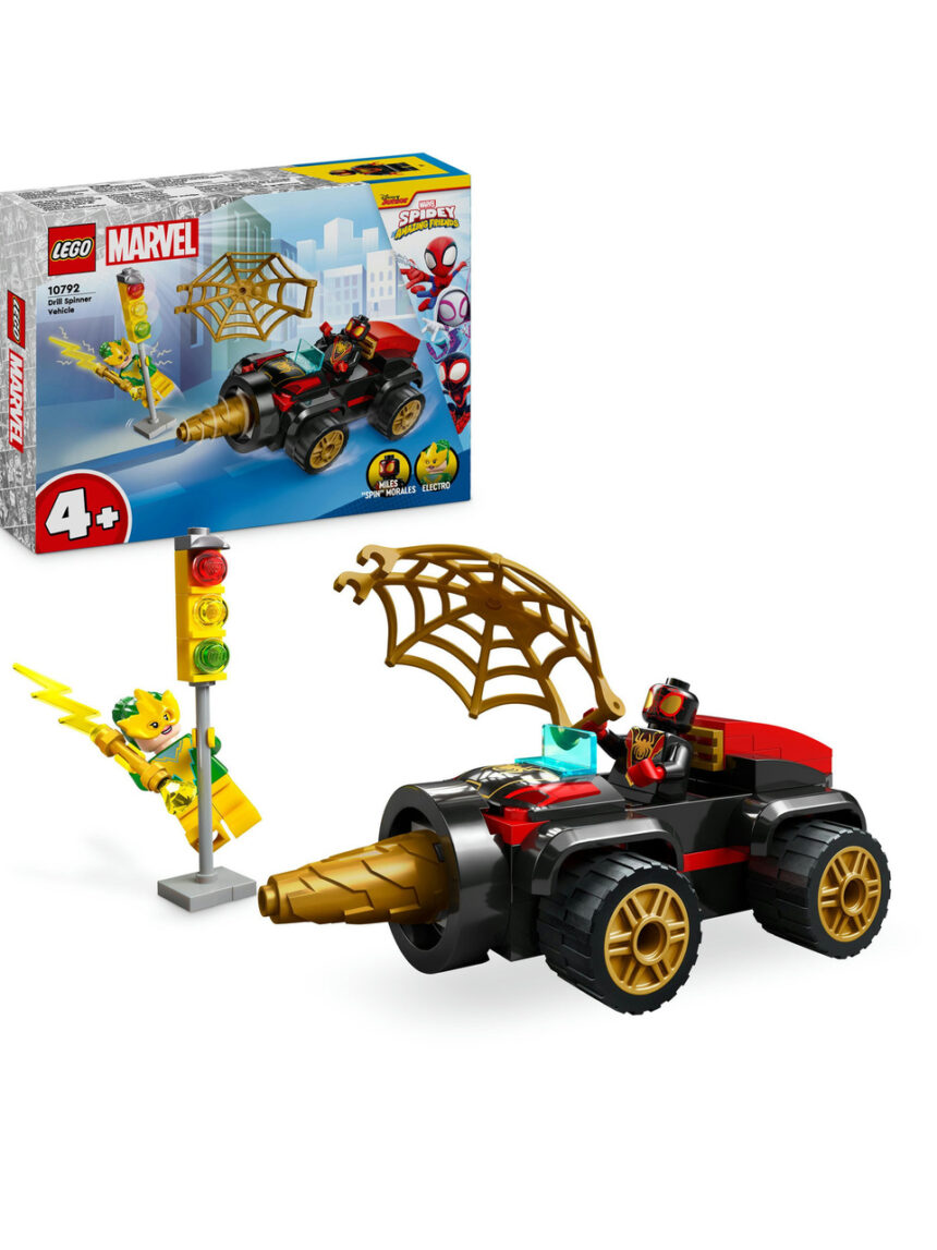 O aranha e os seus amigos o veículo de perfuração do homem-aranha 10792 - lego - Lego Spidey