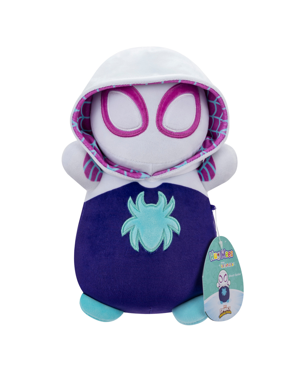 Peluche ghost spidey cm 25 - squishmallows hugmees - Spidey