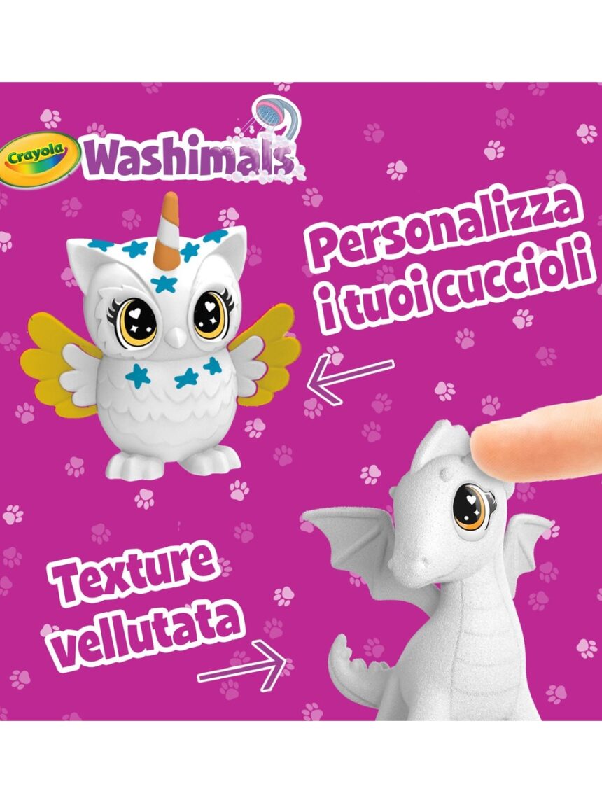 Washimals peculiar pets - conjunto ricarica con 3 cuccioli - 3+ - crayola - Crayola