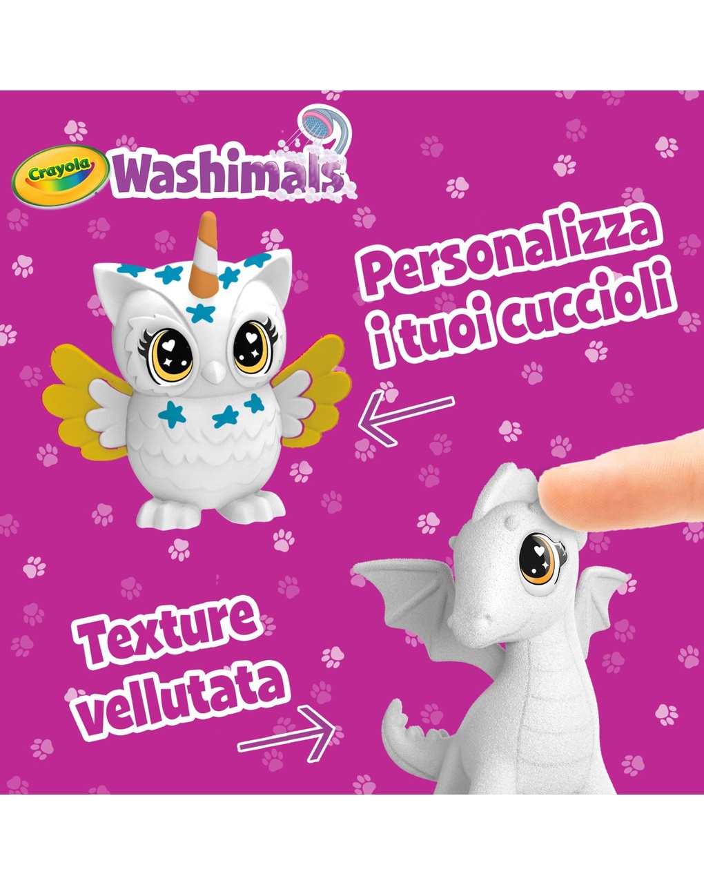 Washimals peculiar pets - conjunto ricarica con 3 cuccioli - 3+ - crayola - Crayola